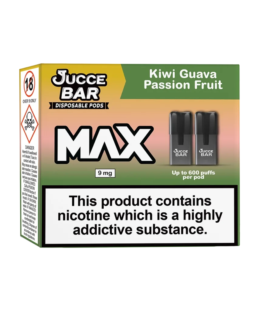 kiwi passionfruit guava MAX Disposable Pods