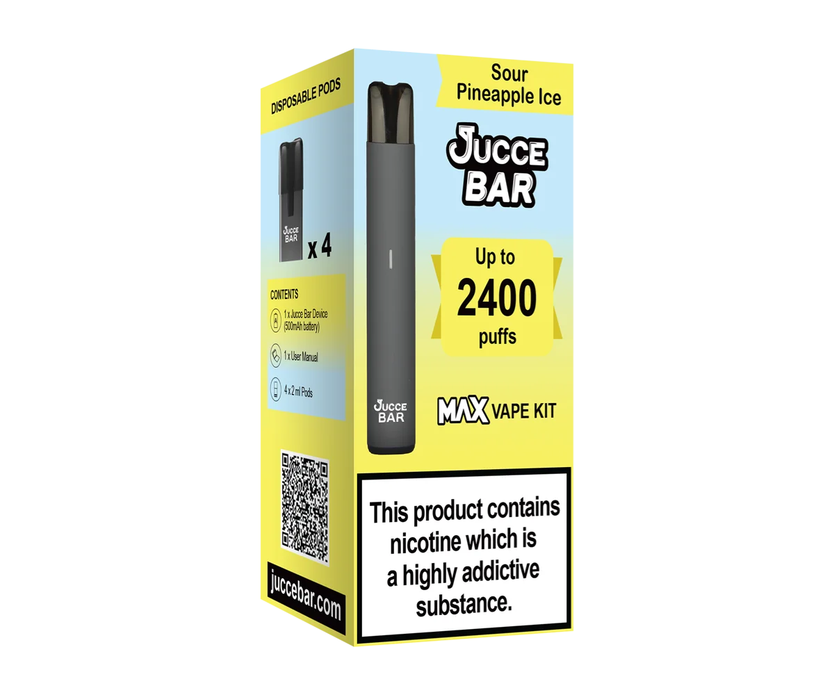 Jucce Bar | Sour Pineapple 2400 Vape Kit