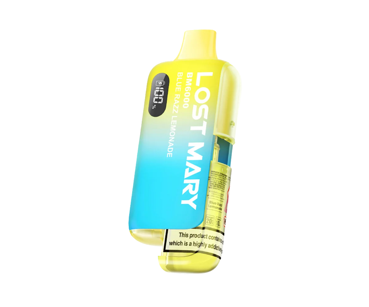 BM6000 Blue Razz Lemonade LOST MARY BM6000 BLUE RAZZ LEMONADE