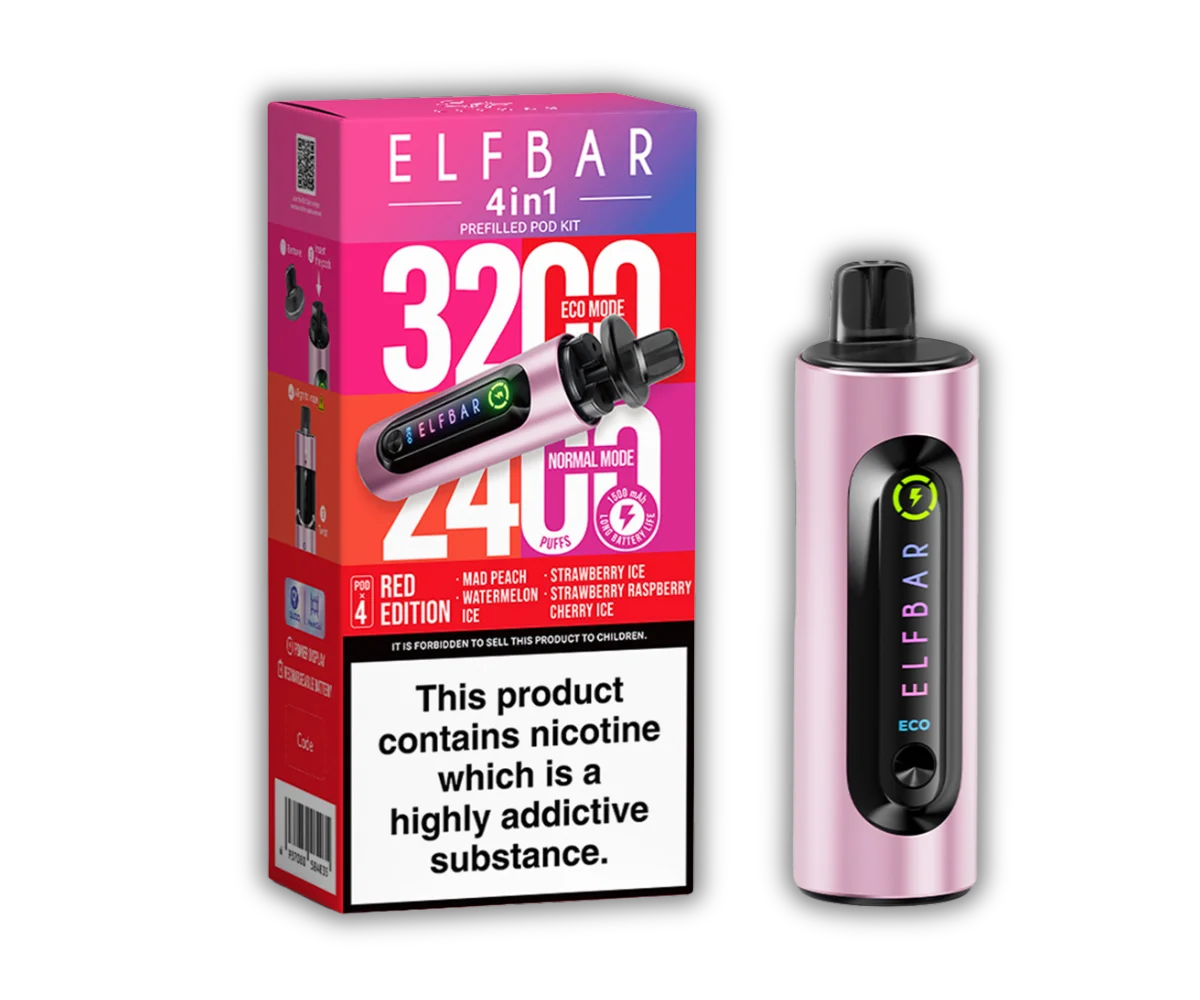 ELF BAR 4IN1 Red Edition ELF BAR 4IN1 RED EDITION
