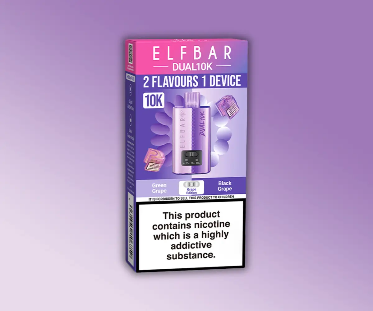 ELF BAR DUAL 10K GRAPE EDITION ELF BAR DUAL 10K GRAPE EDITION
