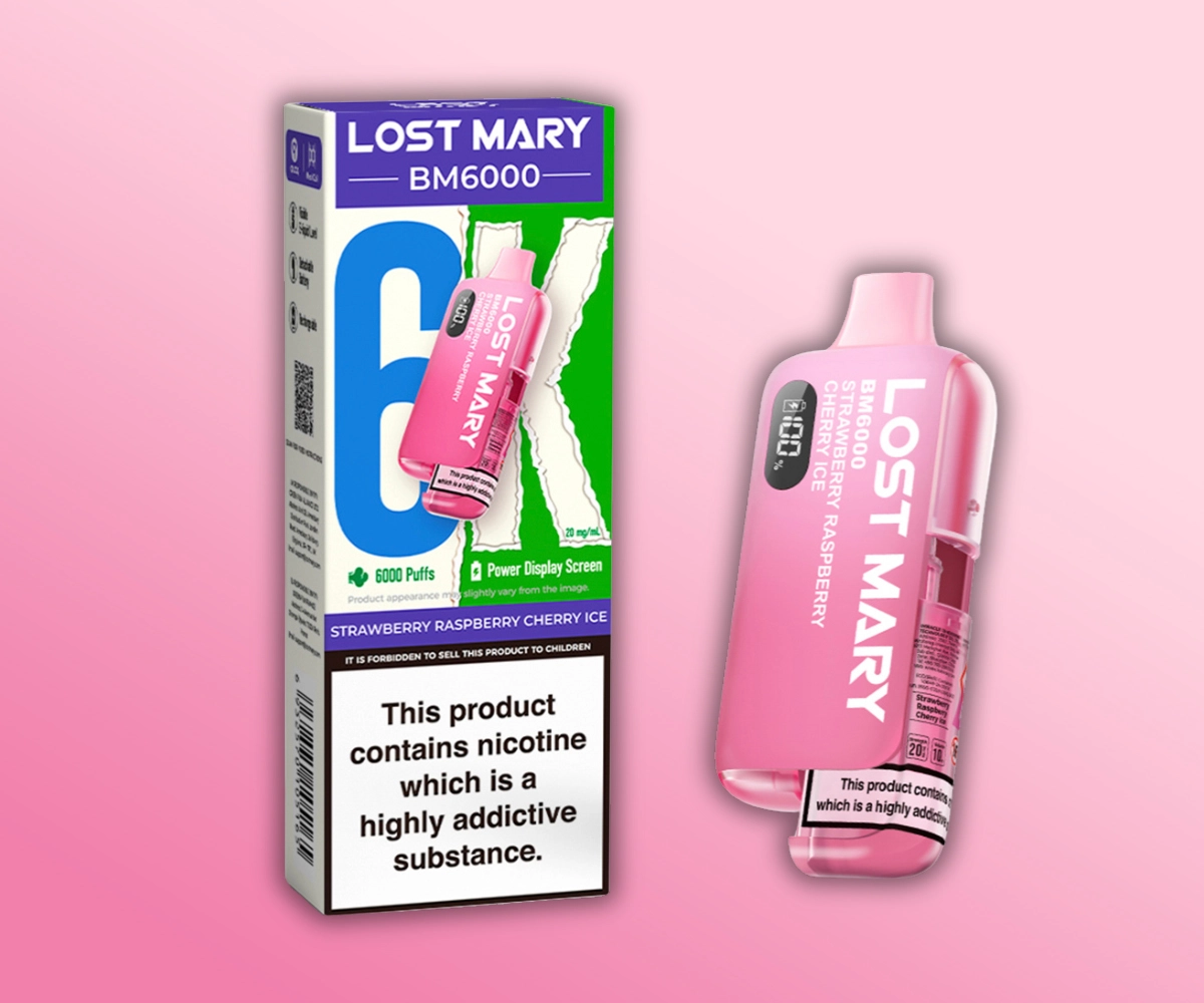 LOST MARY STRAWBERRY RASPBERRY CHERRY ICE LOST MARY STRAWBERRY RASPBERRY CHERRY ICE