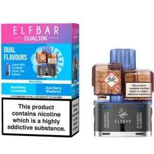 ELF BAR DUAL 10K BLUE EDITION REFILL POD PACK