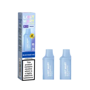 BM600 Blue Razz Ice Prefilled Pods