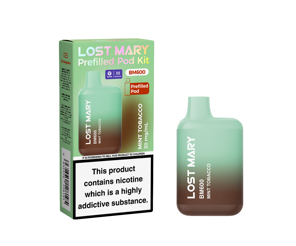 BM600 Mint Tobacco Prefilled Pod Kit BM600 Mint Tobacco Prefilled Pod Kit