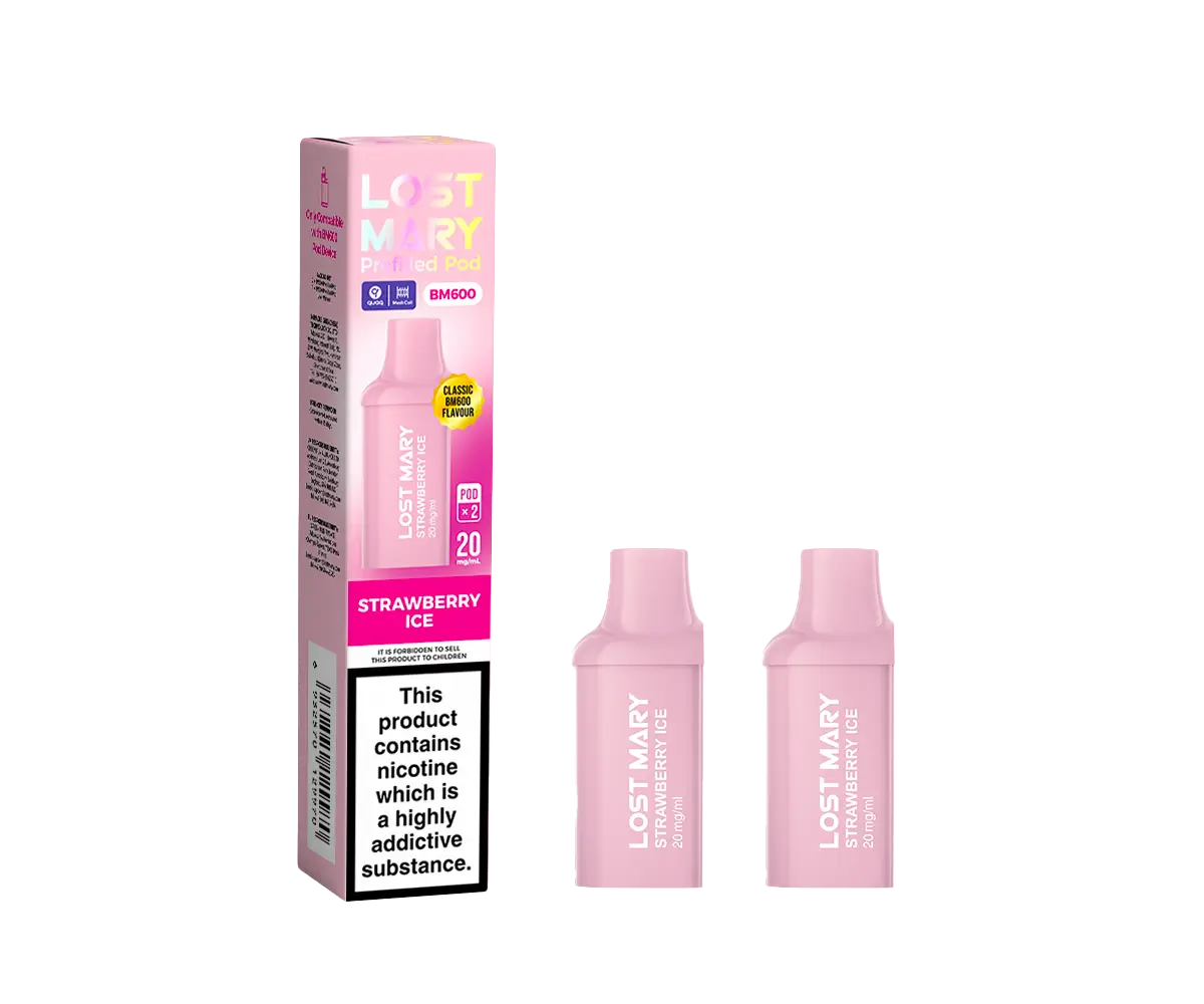 BM600 Strawberry Ice Prefilled Pods BM600 Strawberry Ice Prefilled Pods