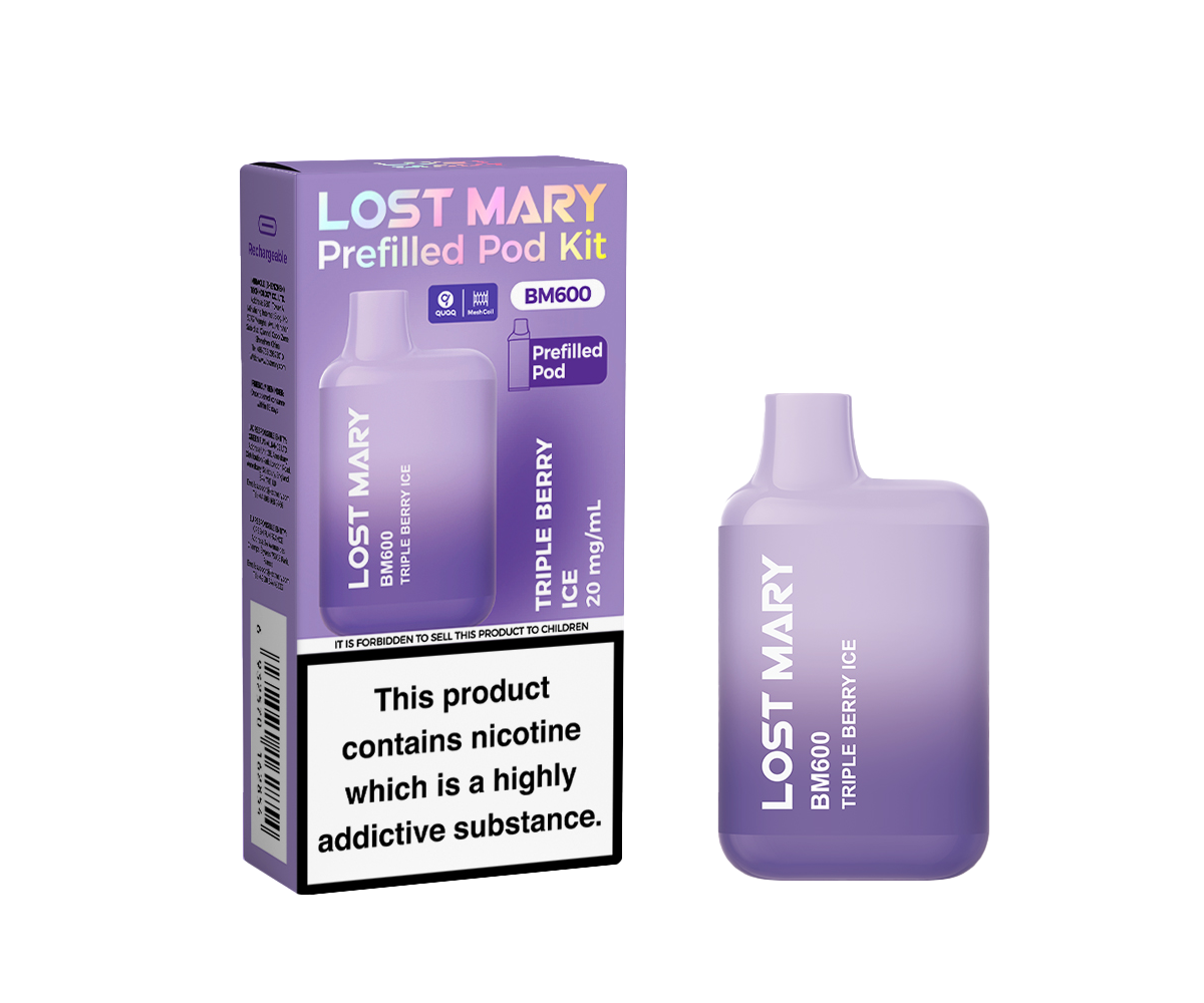BM600 Triple Berry Ice Prefilled Pod Kit BM600 Triple Berry Ice Prefilled Pod Kit