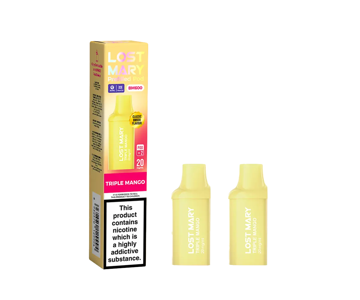 BM600 Triple Mango Prefilled Pods