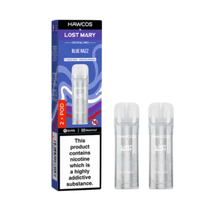 LOST MARY x HAWCOS Crystal Pro Prefilled Pods Blue Razz
