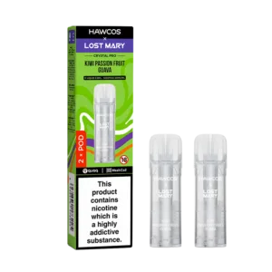 LOST MARY x HAWCOS Crystal Pro Prefilled Pods Kiwi Passion Fruit Guava