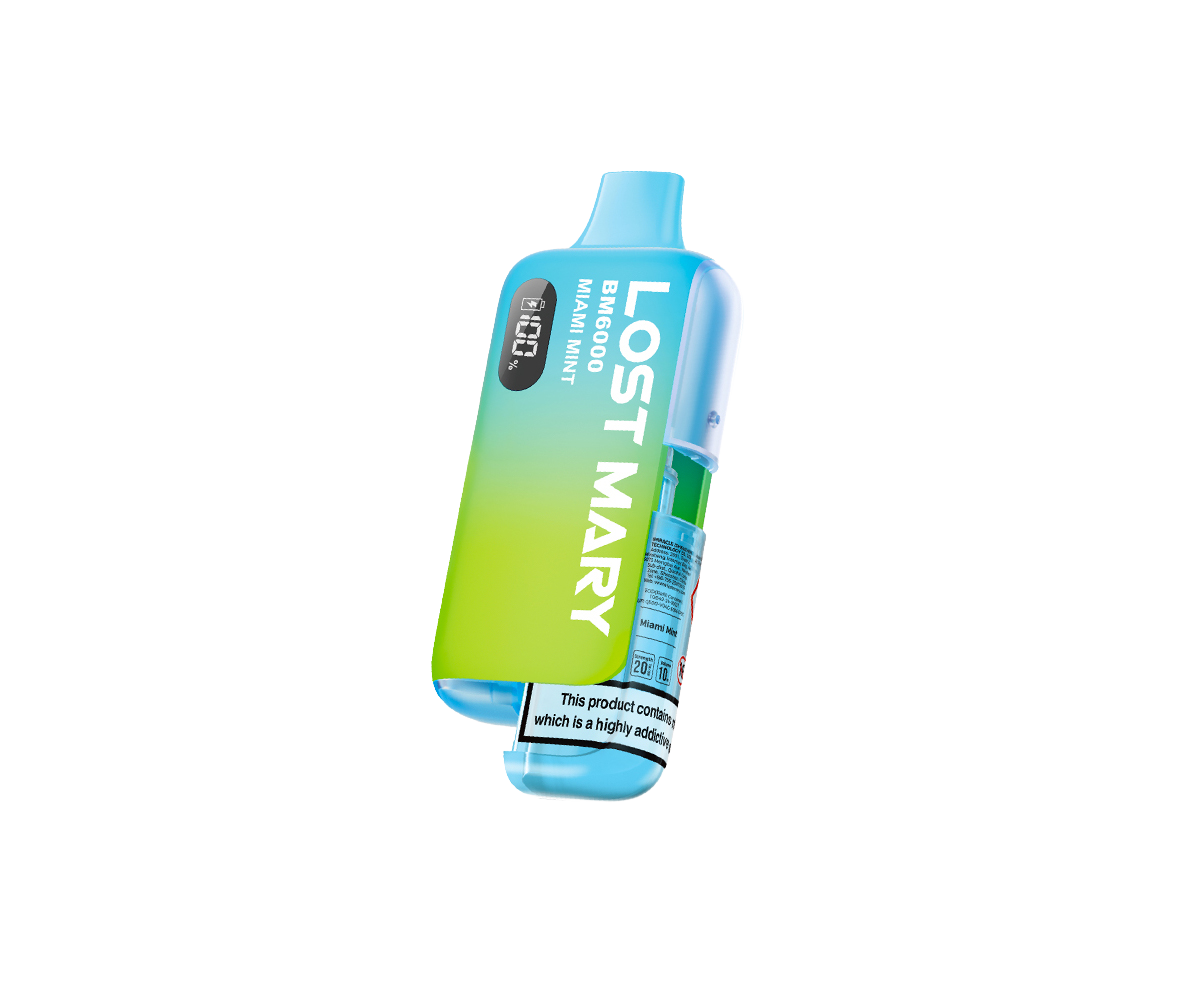 BM6000 Miami Mint Prefilled Pod Kit BM6000 Miami Mint Prefilled Pod Kit