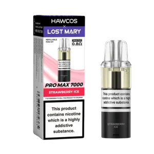 Strawberry Ice Lost Mary X Hawcos PRO MAX 7000 PODs