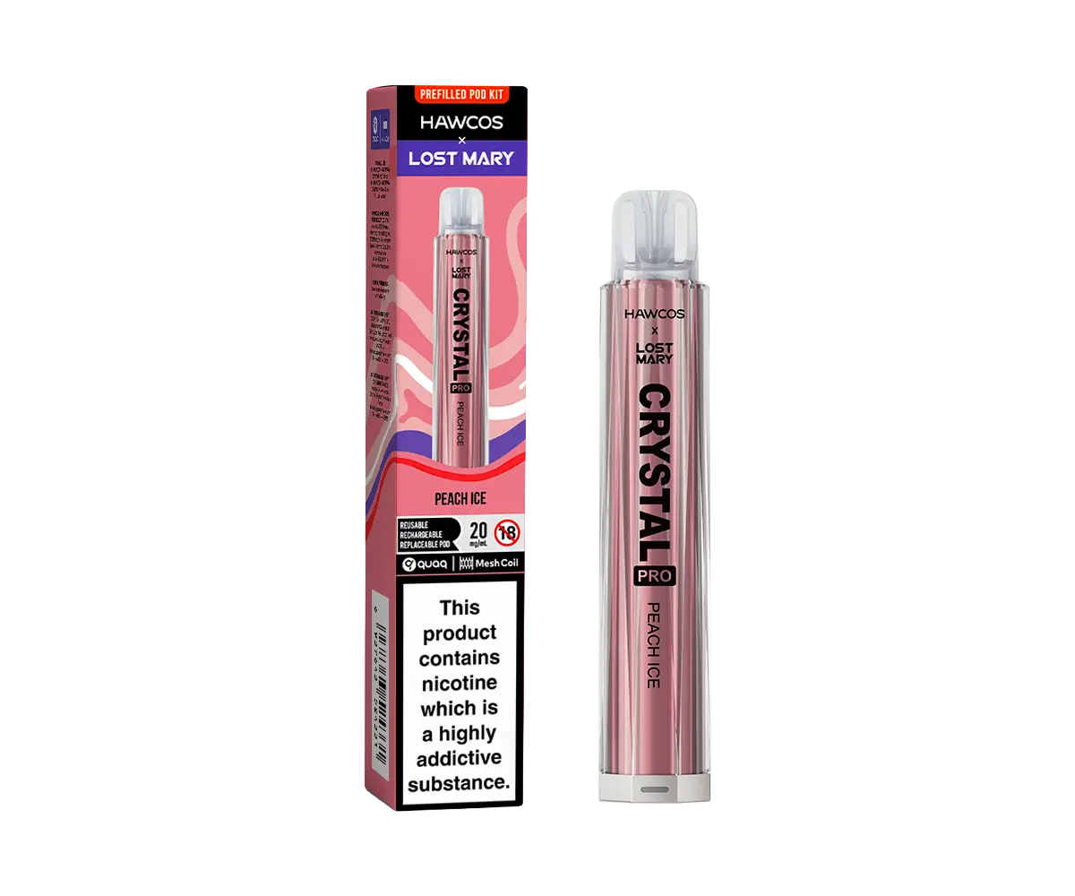 Crystal Pro 600 Peach Ice Crystal Pro 600 Peach Ice