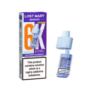 BM6000 Acai Berry Blueberry Prefilled Pods