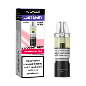 Strawberry B&G Lost Mary X Hawcos PRO MAX 7000 PODs