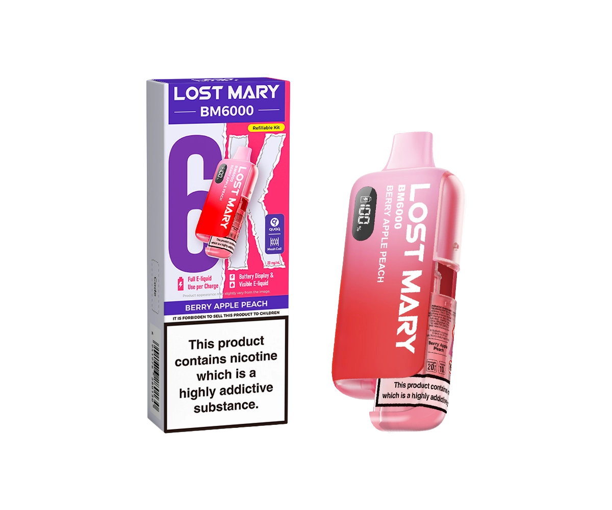 BM6000 Berry Apple Peach Prefilled Pods BM6000 Berry Apple Peach Prefilled Pods